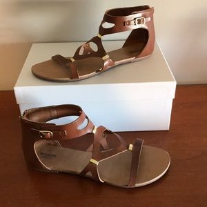 Tan Leather Gladiator Sandal
